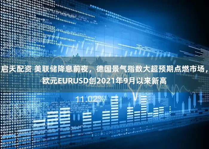 启天配资 美联储降息前夜，德国景气指数大超预期点燃市场，欧元EURUSD创2021年9月以来新高